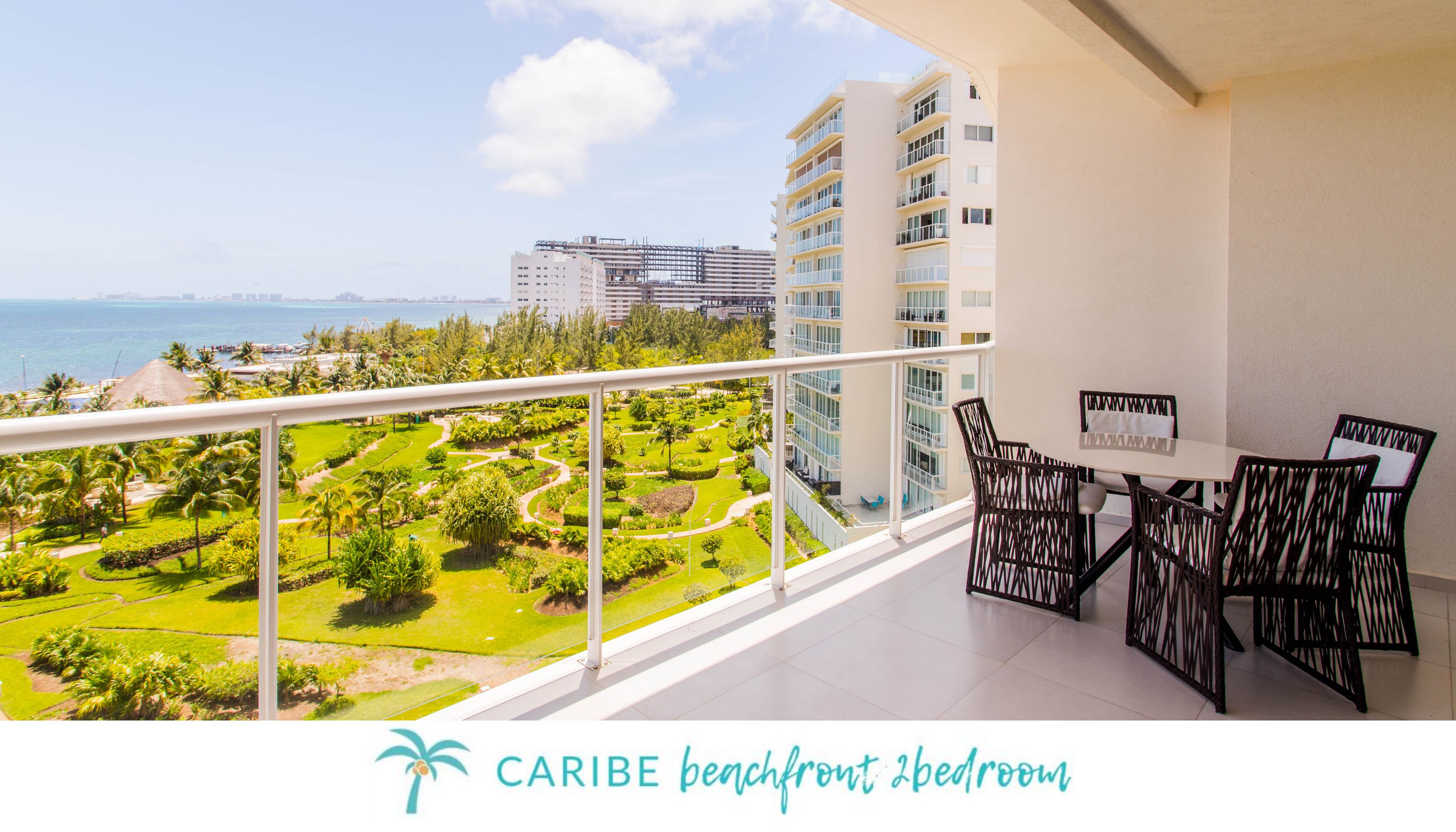 Caribe Beachfront 2 BR - Incredible Oceanview