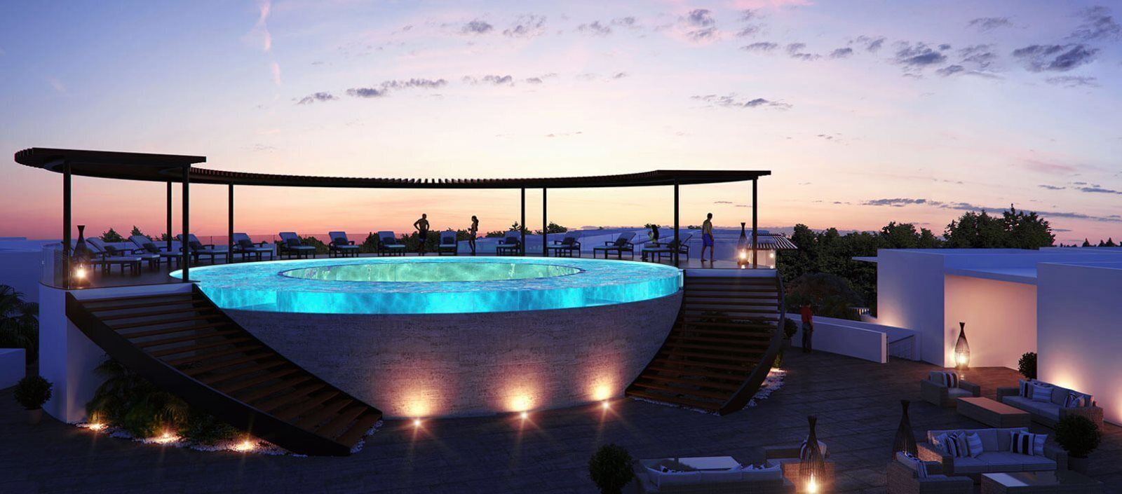 Loveboat Penthouse Studio With Private Splash Pool – Penthouse 5 B – By Salt-Kisses