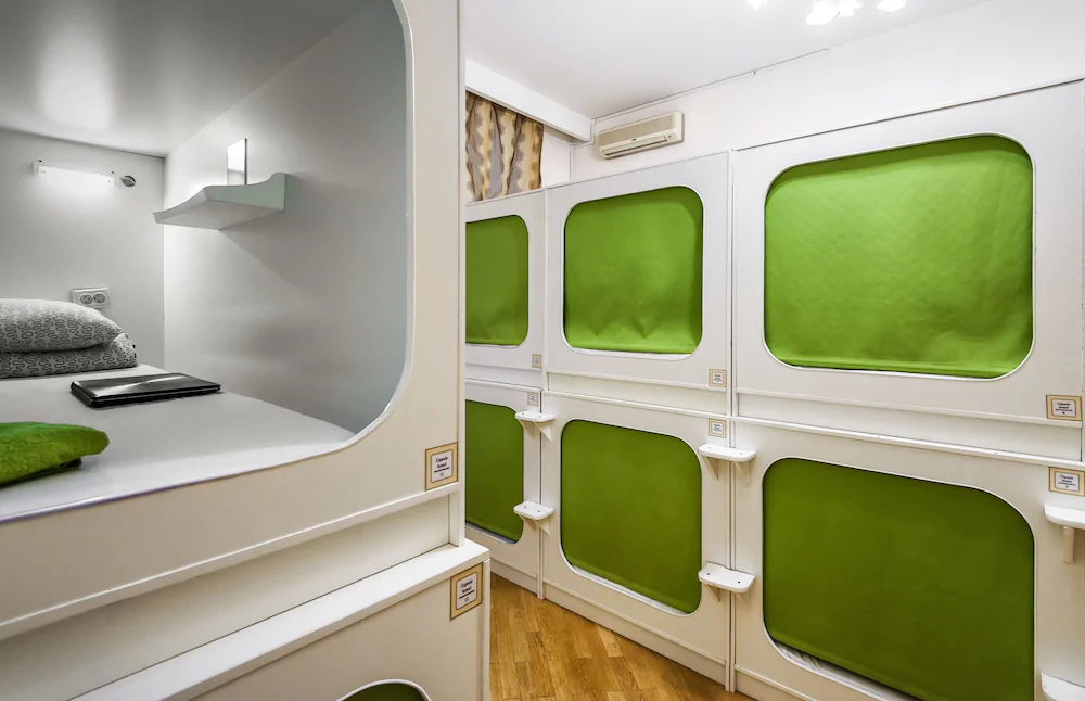 Capsule Hostel in Moscow