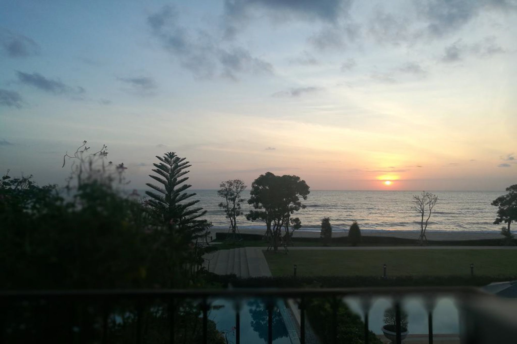 Panorama sea view at Boulevard Cha-am