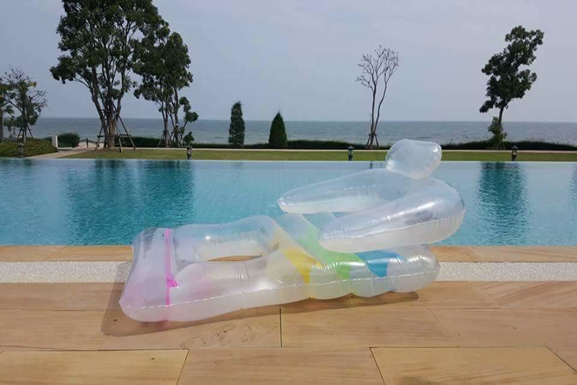 Panorama sea view at Boulevard Cha-am