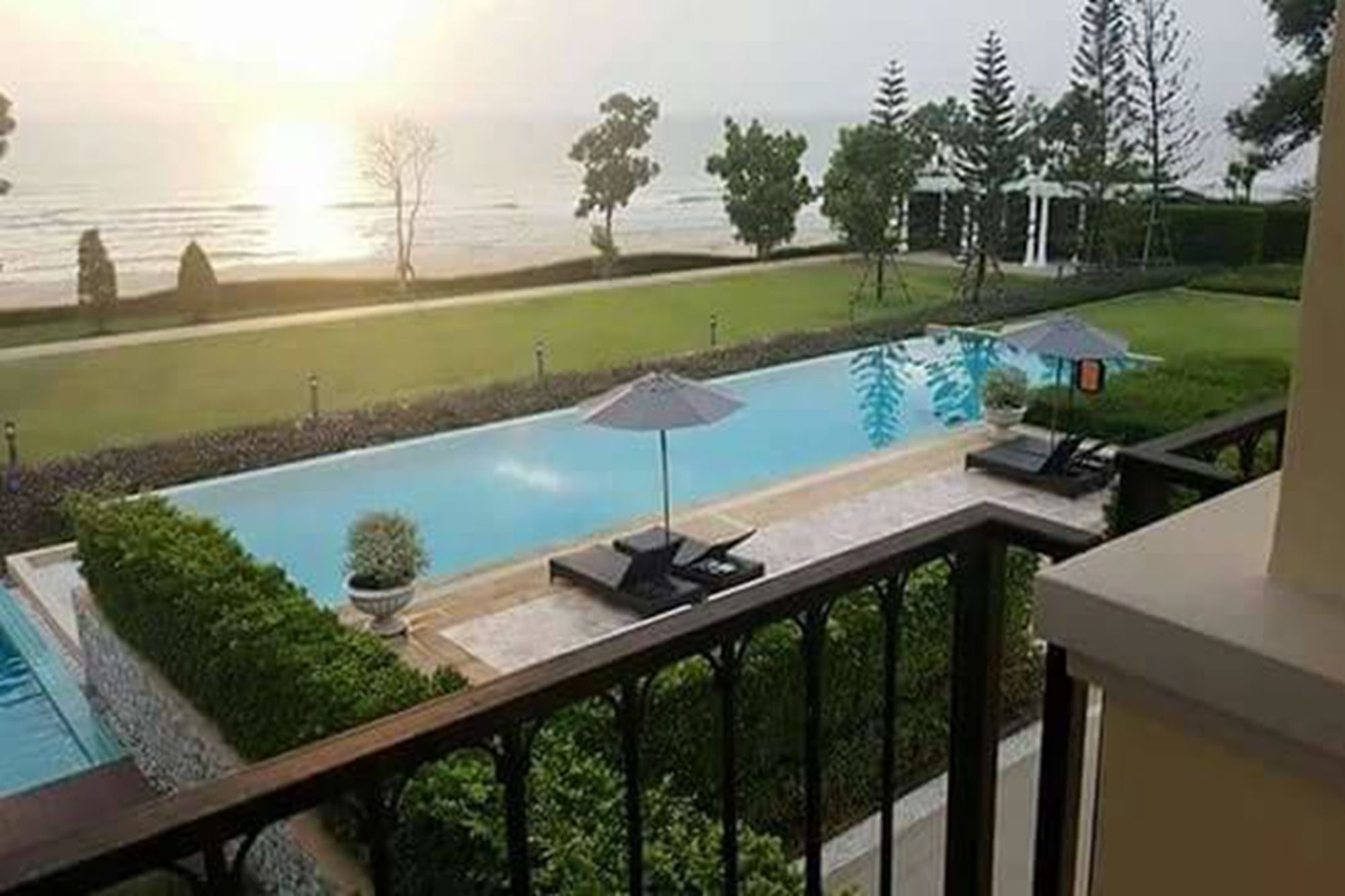 Panorama sea view at Boulevard Cha-am