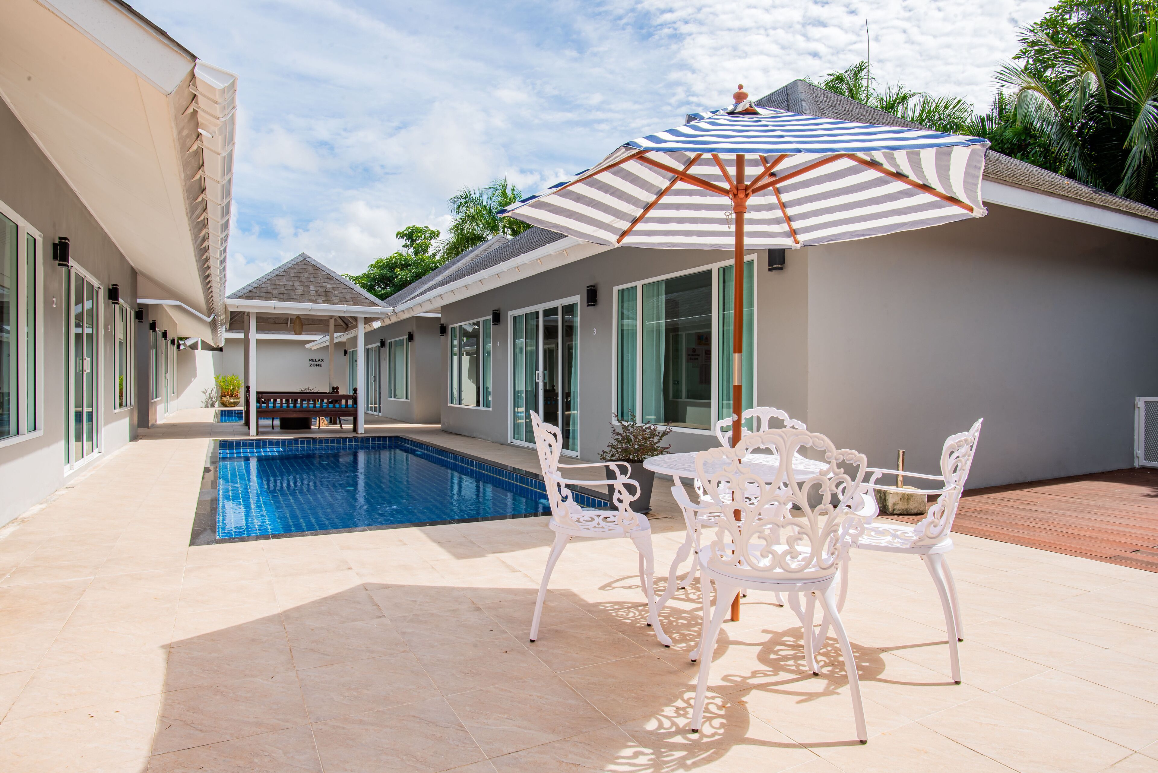 Colorful Pool Villa