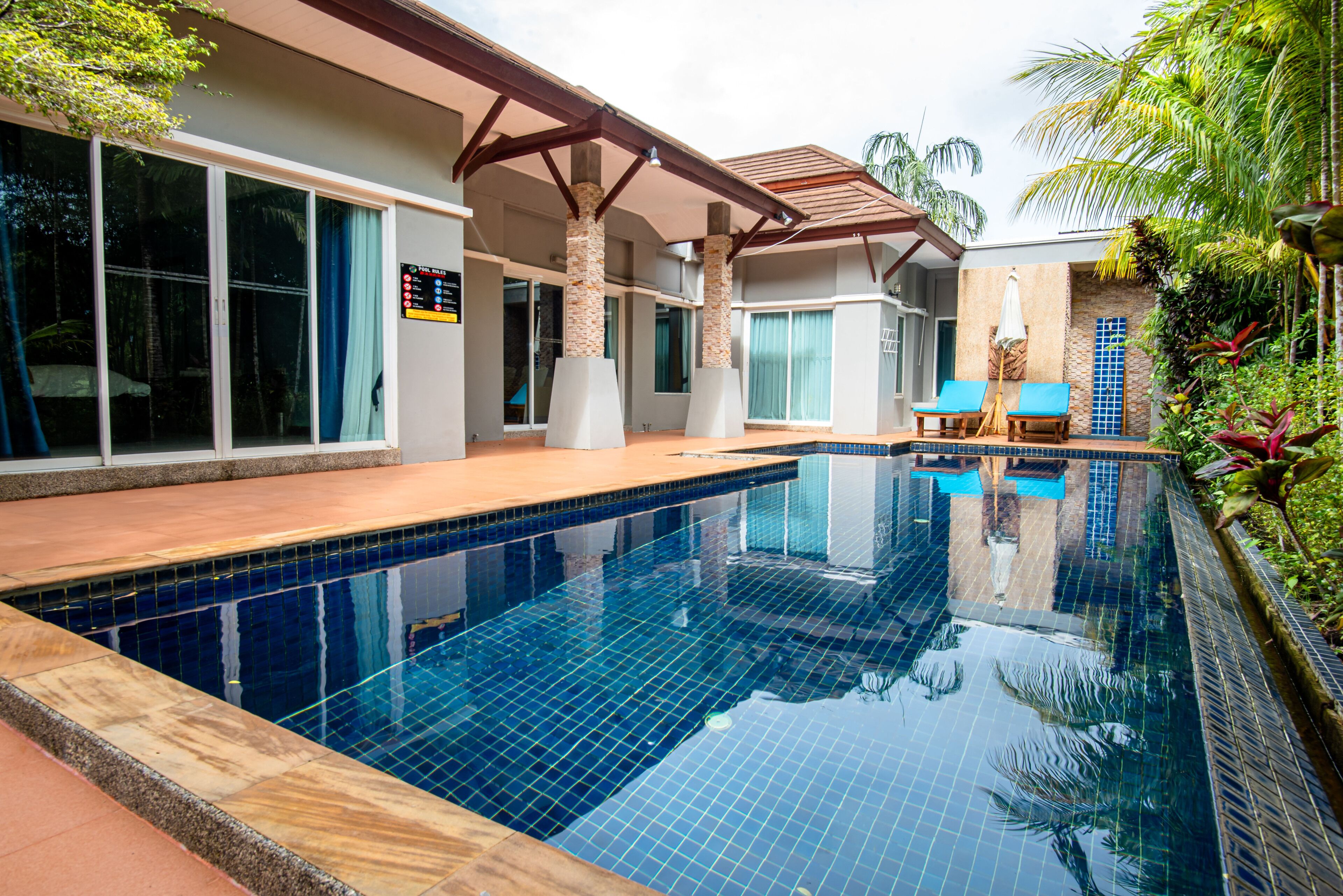 Colorful Pool Villa