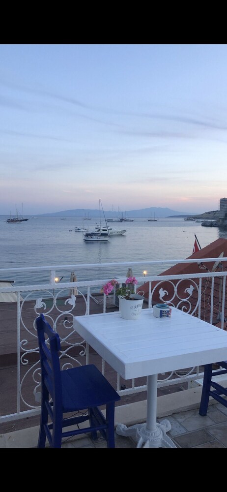 White and Blue Bodrum