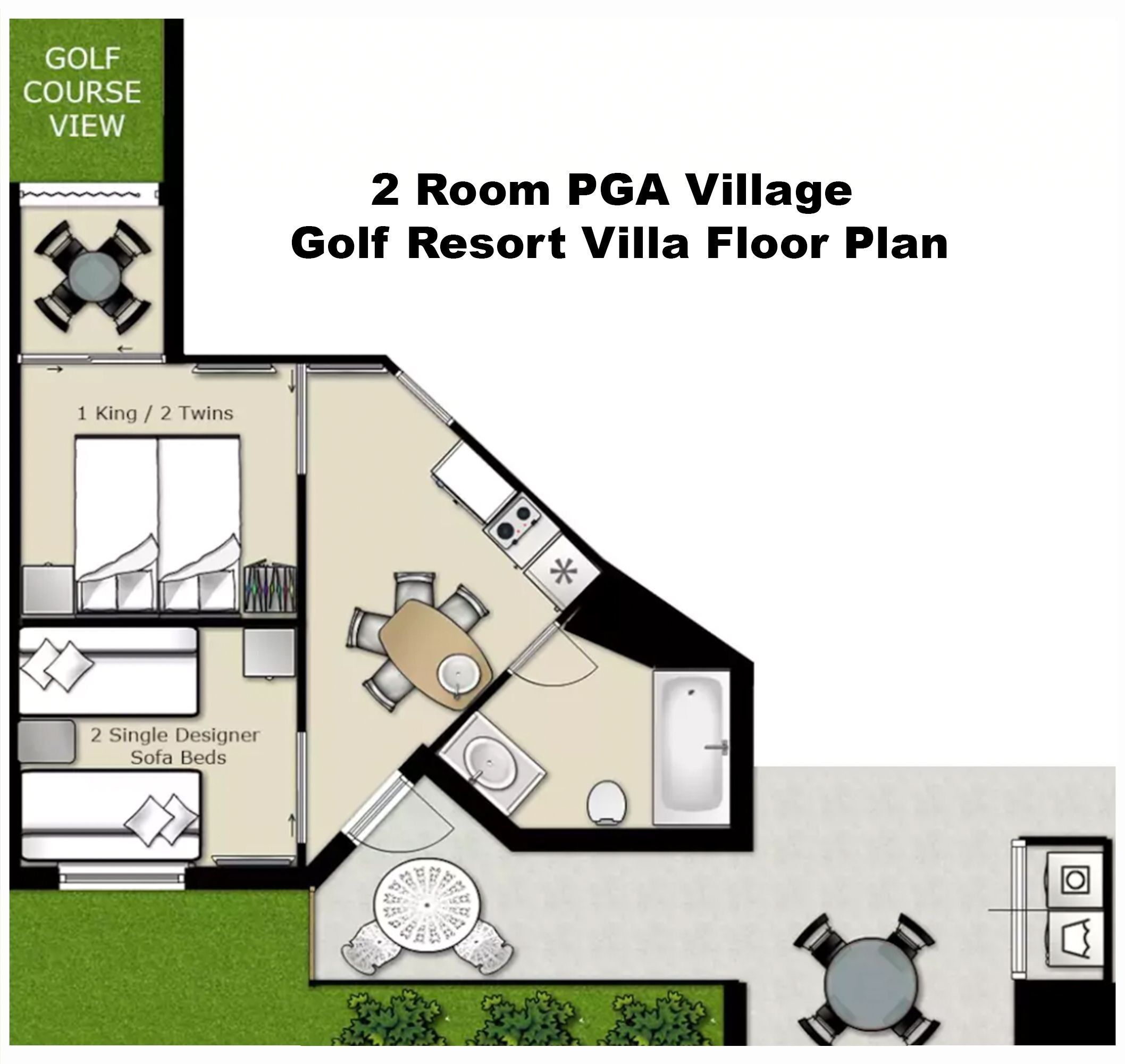 PGA Village 7 Room Golf Resort Villa by American Vacation Living