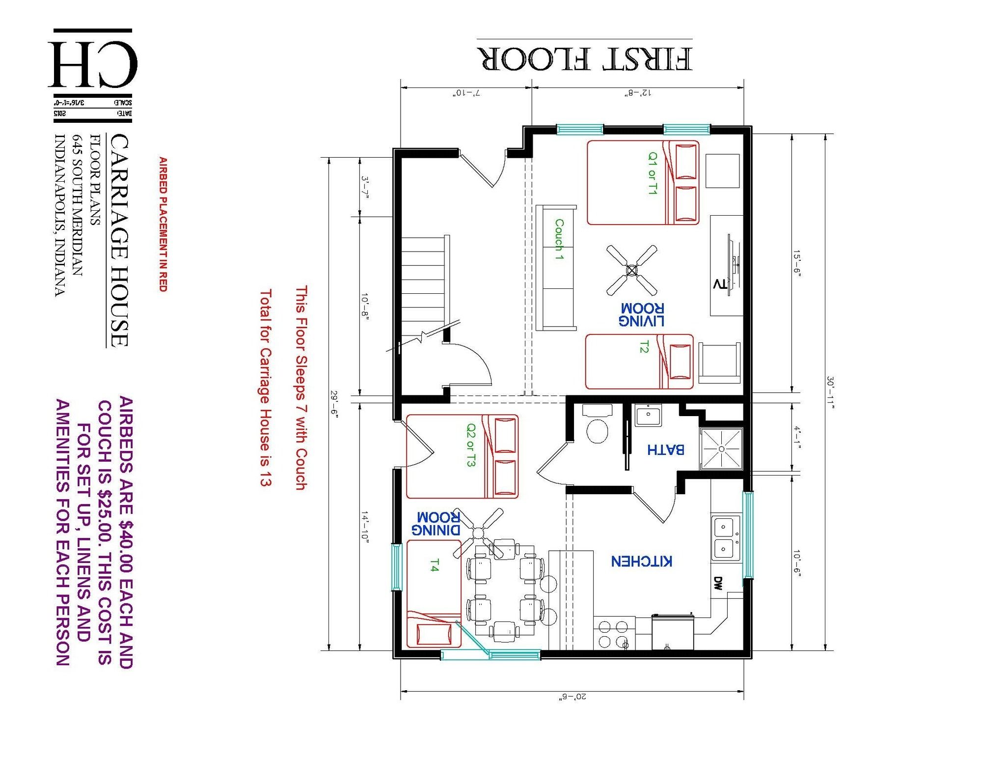Villa on Meridian - Carriage House