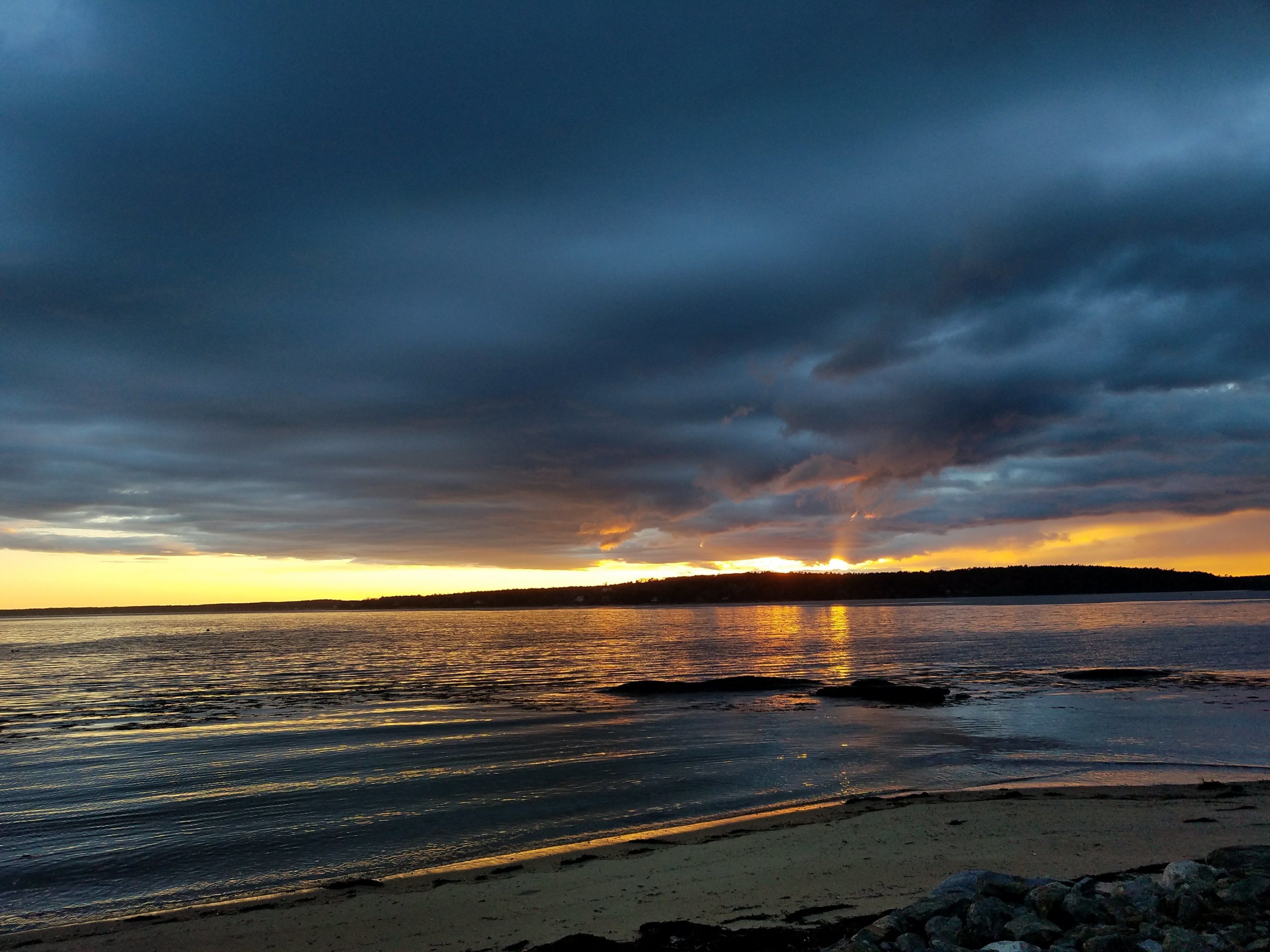 Sunset Beach on Linekin Bay