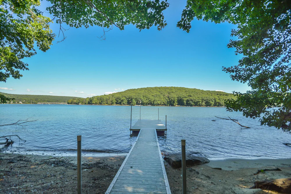 Retro Lake Landing House