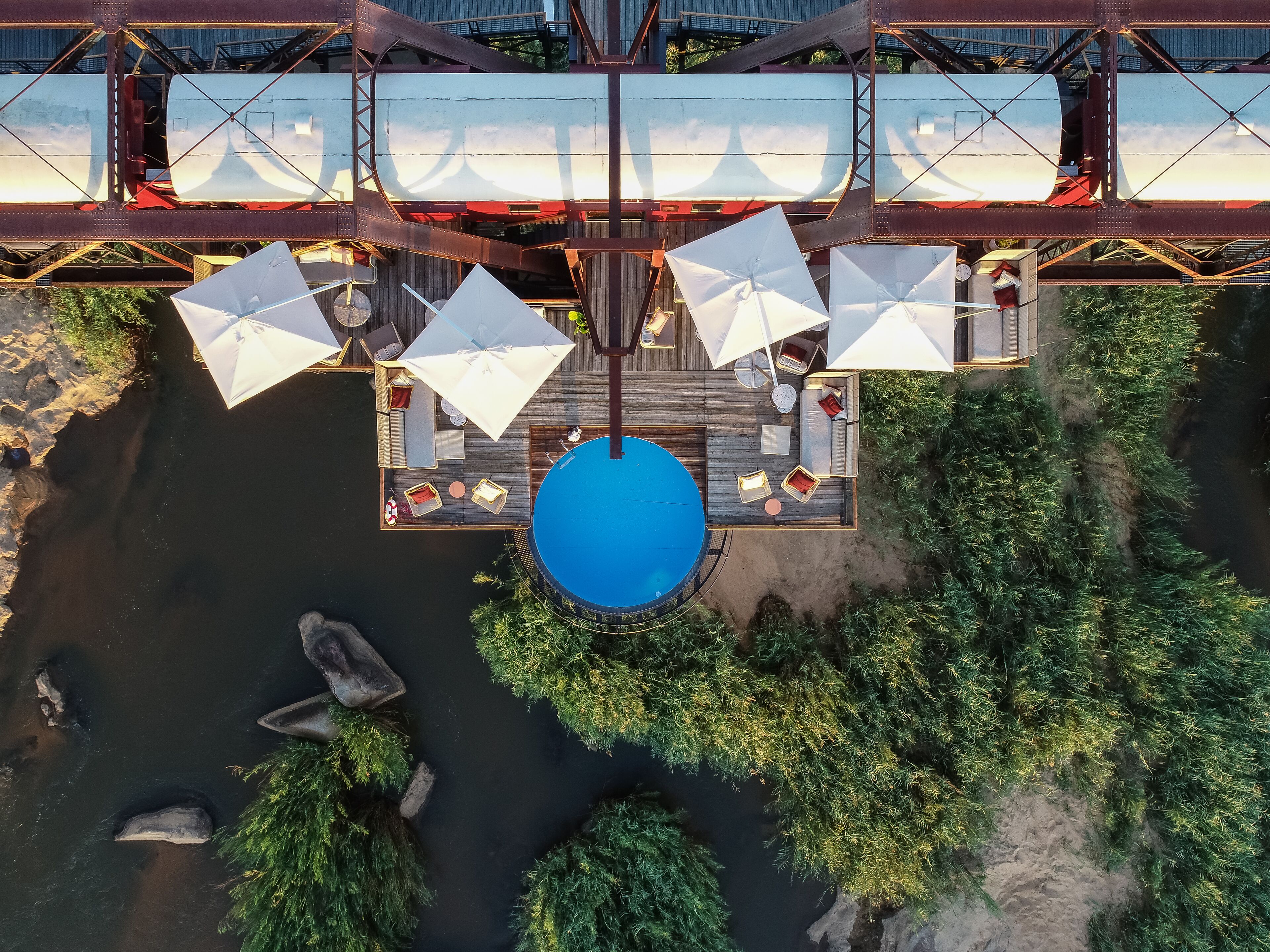 Kruger Shalati - Train on The Bridge & Garden Suites