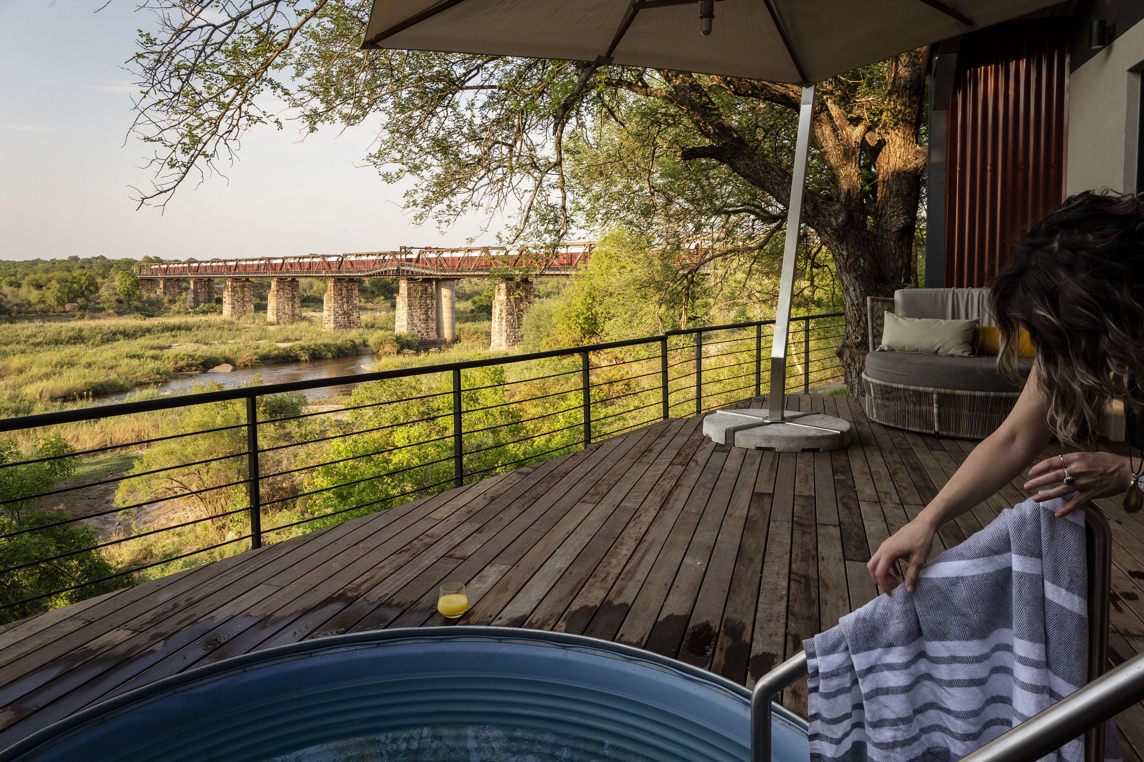 Kruger Shalati - Train on The Bridge & Garden Suites